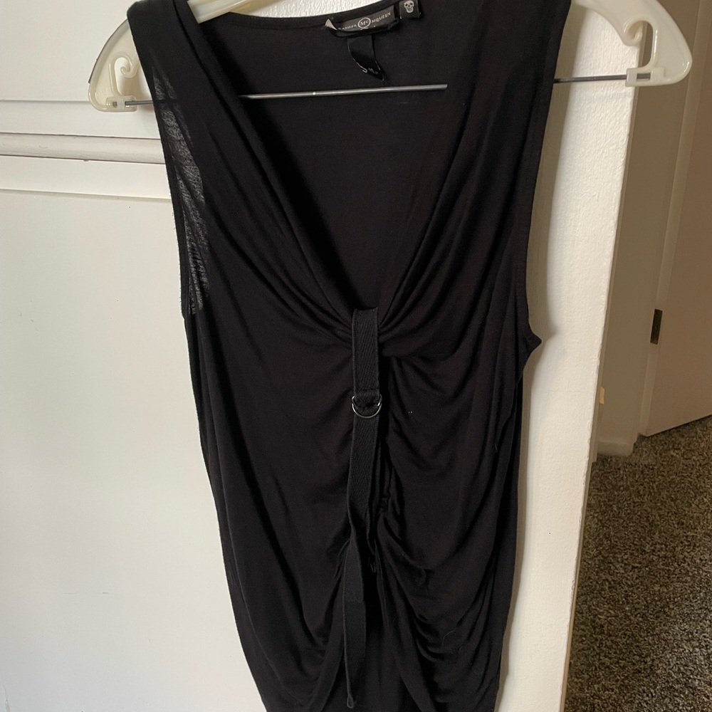 Alexander McQueen Black Tank Top